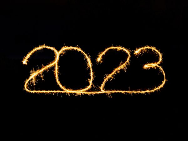2023 in Leuchtschrift
